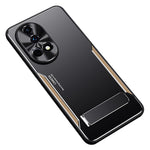For Huawei nova 12 Ultra 5G / nova 12 Pro 5G Case Aluminum Alloy + TPU Kickstand Phone Cover