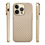 KZDOO For iPhone 15 Pro Max Case Compatible with MagSafe Carbon Fiber Texture Phone Cover