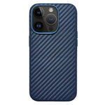 KZDOO For iPhone 15 Pro Max Case Compatible with MagSafe Carbon Fiber Texture Phone Cover