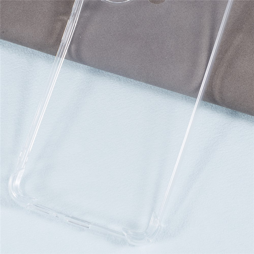 Xiaomi Redmi Note 13 4G, genomskinligt TPU-skal, mobilskydd, förbättrat med fyra hörn
