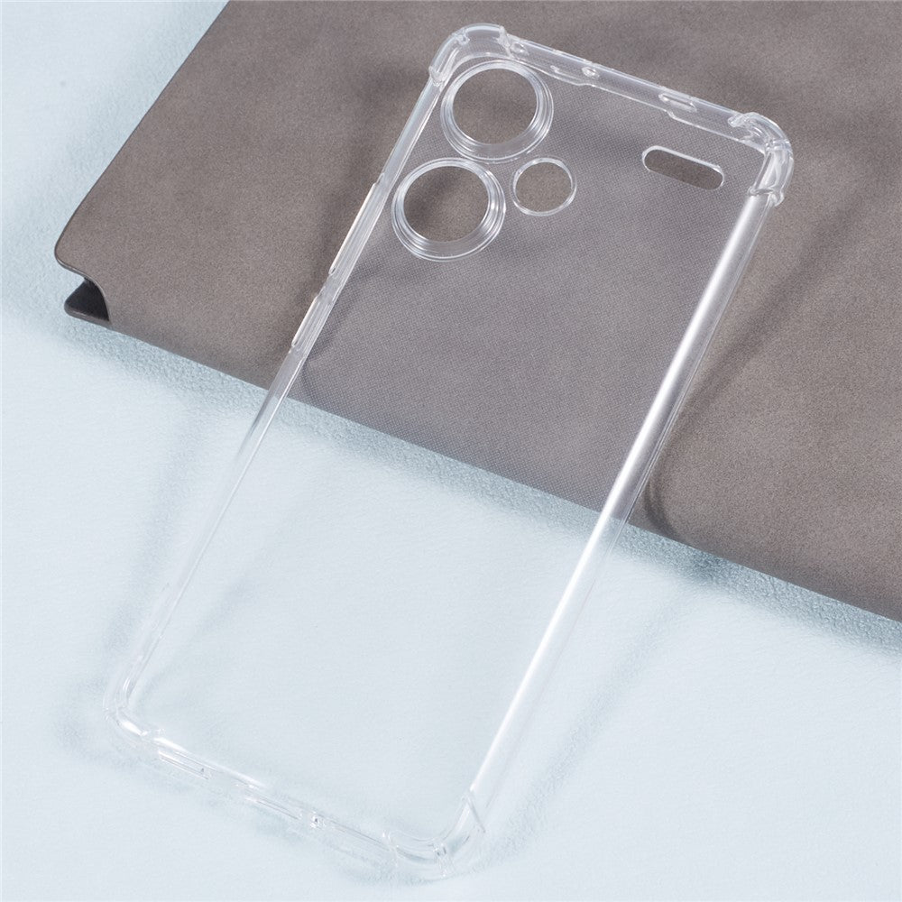 For Xiaomi Redmi Note 13 Pro+ 5G Case Four Corner Anti-drop Clear TPU Phone Cover