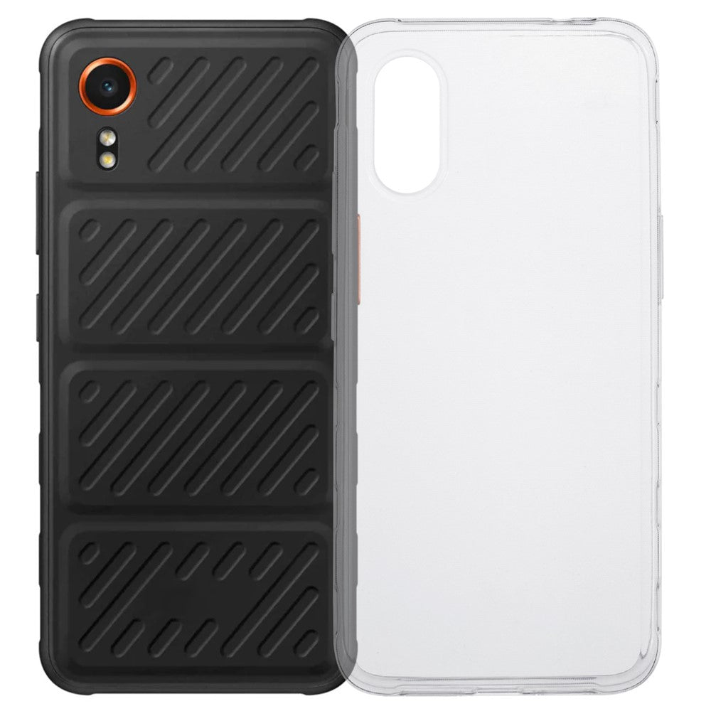 Til Samsung Galaxy Xcover7 Cover Gennemsigtigt TPU Fleksibelt Mobiltelefoncover