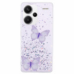 AW-serien för Xiaomi Redmi Note 13 Pro+ 5G mobilmobilskal TPU+PVC epoxi fjärilsbaksida skal