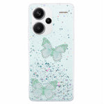 AW Series For Xiaomi Redmi Note 13 Pro+ 5G Cell Phone Cases TPU+PVC Epoxy Butterfly Back Shell