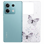 AW Series For Xiaomi Redmi Note 13 5G Case Epoxy Butterfly Pattern Phone Shell with Big Rear Lens Hole