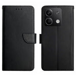 HT02 For Xiaomi Redmi Note 13 Pro 4G / Poco M6 Pro 4G Wallet Case Genuine Cow Leather Stand Cell Phone Cover
