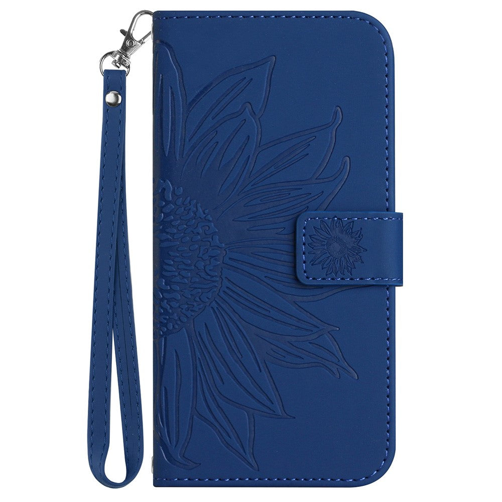 HT04 For Xiaomi Redmi Note 13 Pro 4G / Poco M6 Pro 4G Case Leather Phone Cover with Wrist Strap