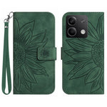 HT04 For Xiaomi Redmi Note 13 Pro 4G / Poco M6 Pro 4G Case Leather Phone Cover with Wrist Strap
