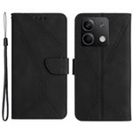 HT05 För Xiaomi Redmi Note 13 Pro 4G / Poco M6 Pro 4G Plånboksfodral i PU-läder med fallskydd