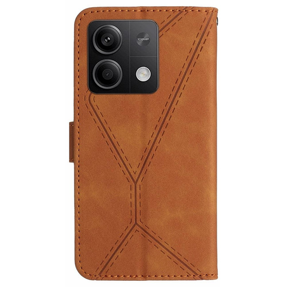 HT05 For Xiaomi Redmi Note 13 Pro 4G / Poco M6 Pro 4G Wallet Case Anti-Drop PU Leather Phone Cover