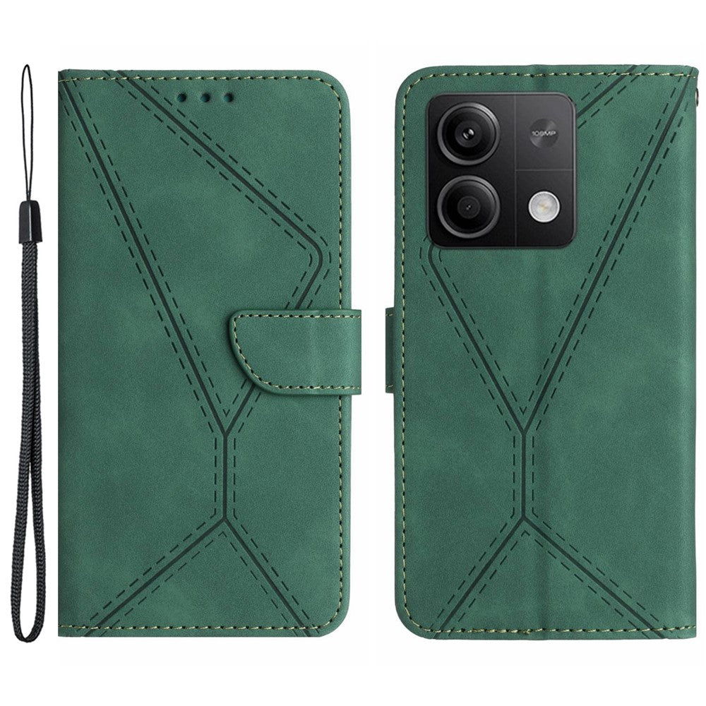 HT05 For Xiaomi Redmi Note 13 Pro 4G / Poco M6 Pro 4G Wallet Case Anti-Drop PU Leather Phone Cover