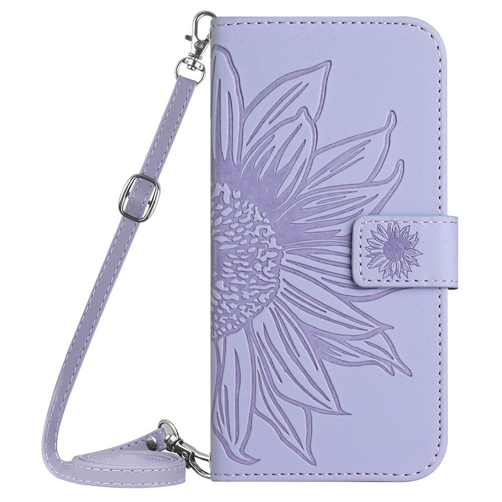 HT04 For Xiaomi Redmi A3 / Poco C61 4G Leather Case Crossbody Wallet Phone Cover