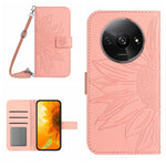 HT04 For Xiaomi Redmi A3 / Poco C61 4G Leather Case Crossbody Wallet Phone Cover