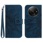HT04 For Xiaomi Redmi A3 4G / Poco C61 4G Wallet Case Sunflower Handbag Flip Leather Phone Cover