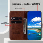 For Xiaomi Redmi Note 13 5G Case Solid Color Leather Folio Wallet Phone Cover