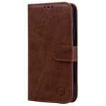 For Xiaomi Redmi Note 13 5G Case Solid Color Leather Folio Wallet Phone Cover