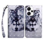 For Xiaomi Redmi Note 13 Pro+ 5G Leather Case 3D Pattern Printing Phone Cover with Hand Strap