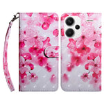 For Xiaomi Redmi Note 13 Pro+ 5G Leather Case 3D Pattern Printing Phone Cover with Hand Strap