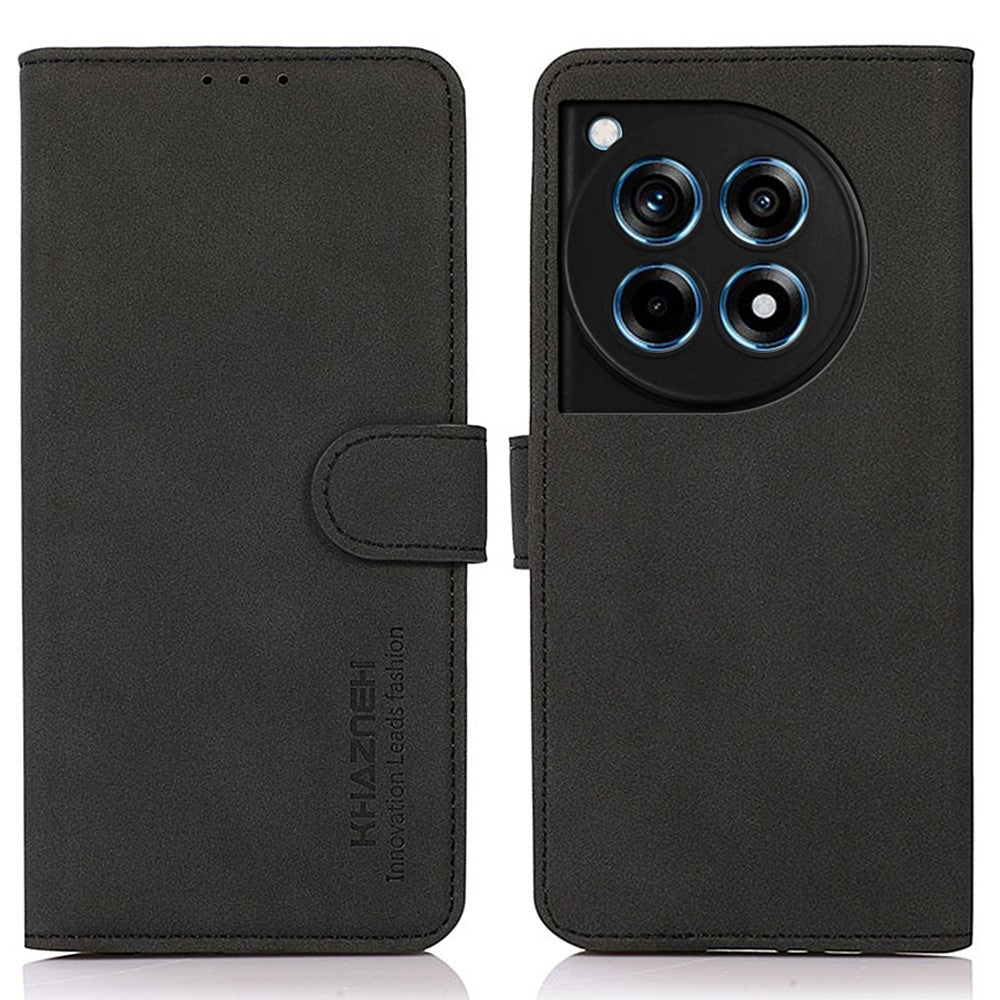 KHAZNEH För OnePlus 12R 5G / Ace 3 5G Mobilmobil Stativskal Plånboksfodral med Korthållare