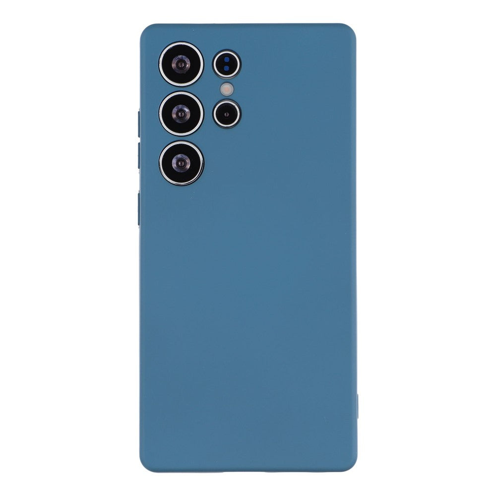 For Samsung Galaxy S24 Ultra Cover 2.0mm Solid Color TPU Shockproof Protective Phone Case