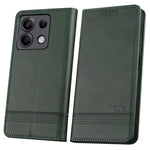 AZNS For Xiaomi Redmi Note 13 Pro 5G / Poco X6 5G Case Leather Cowhide Texture Phone Cover