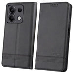 AZNS For Xiaomi Redmi Note 13 Pro 5G / Poco X6 5G Case Leather Cowhide Texture Phone Cover