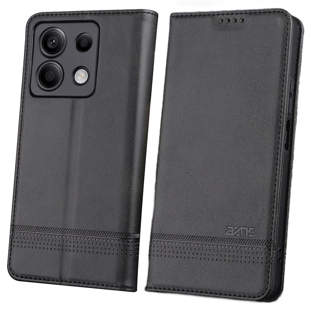 AZNS For Xiaomi Redmi Note 13 Pro 5G / Poco X6 5G Case Leather Cowhide Texture Phone Cover