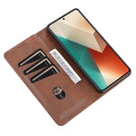 AZNS För Xiaomi Redmi Note 13 5G Skal PU Läder Flip Folio mobilskal med Korthållare
