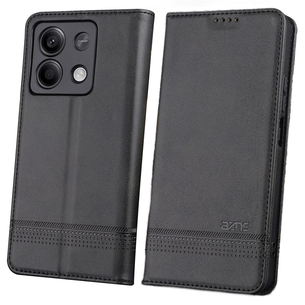 AZNS För Xiaomi Redmi Note 13 5G Skal PU Läder Flip Folio mobilskal med Korthållare