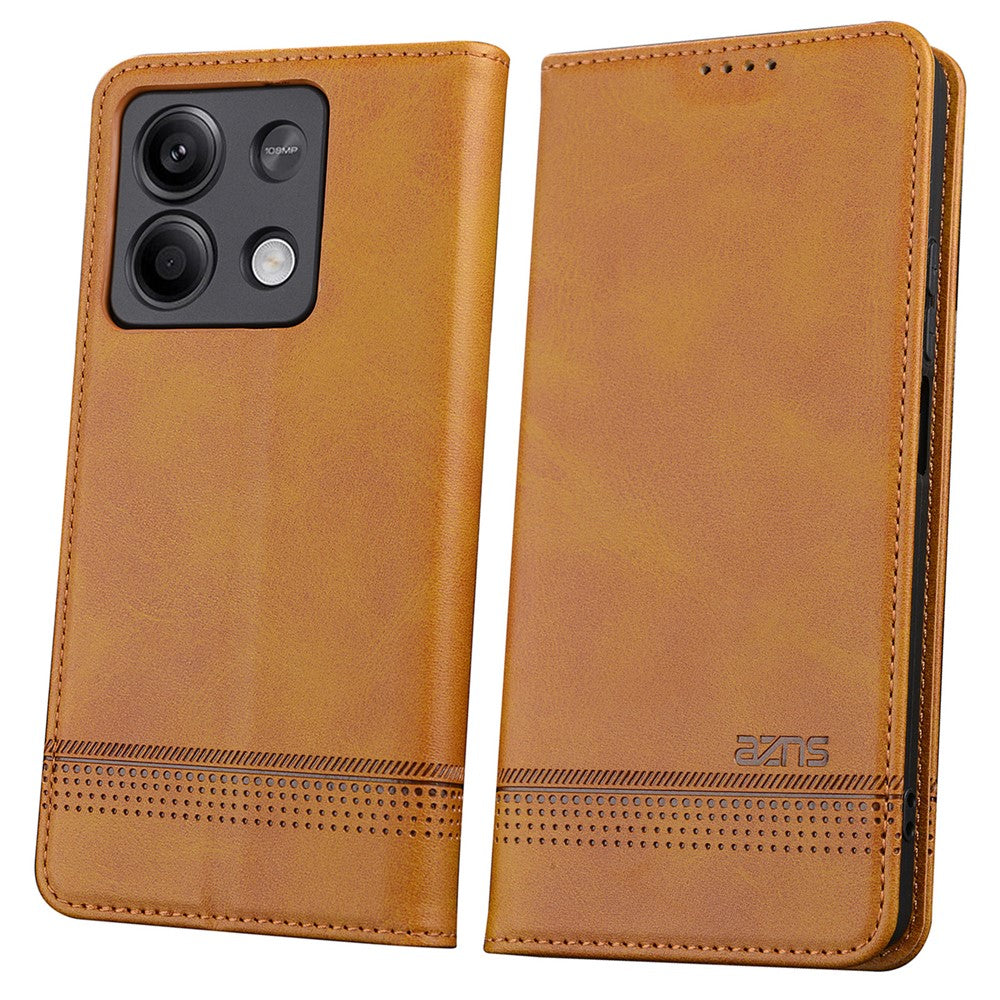 AZNS För Xiaomi Redmi Note 13 5G Skal PU Läder Flip Folio mobilskal med Korthållare