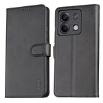 AZNS For Xiaomi Redmi Note 13 5G Cell Phone Case Leather+TPU Inner Stand Cover