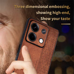 AZNS For Xiaomi Redmi Note 13 5G Case PU Leather+TPU Imprinted Pattern Cover