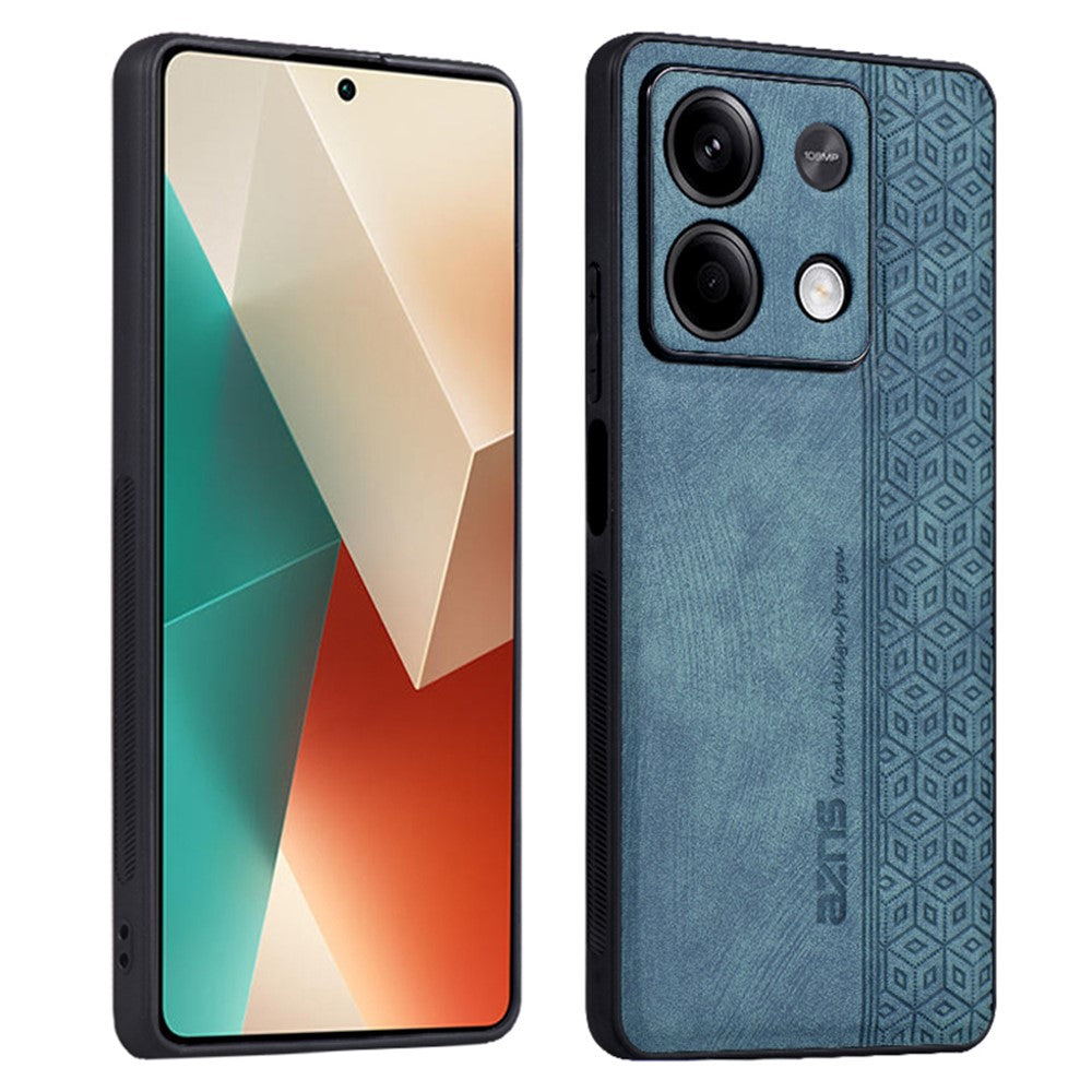 AZNS For Xiaomi Redmi Note 13 5G Case PU Leather+TPU Imprinted Pattern Cover