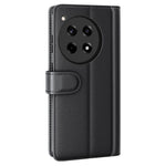 For OnePlus 12R 5G / Ace 3 5G Case Genuine Split Leather Phone Cover with Wallet Stand