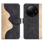 For Xiaomi Redmi A3 / Poco C61 4G Wallet Case PU Leather Color Splicing Shockproof Phone Cover