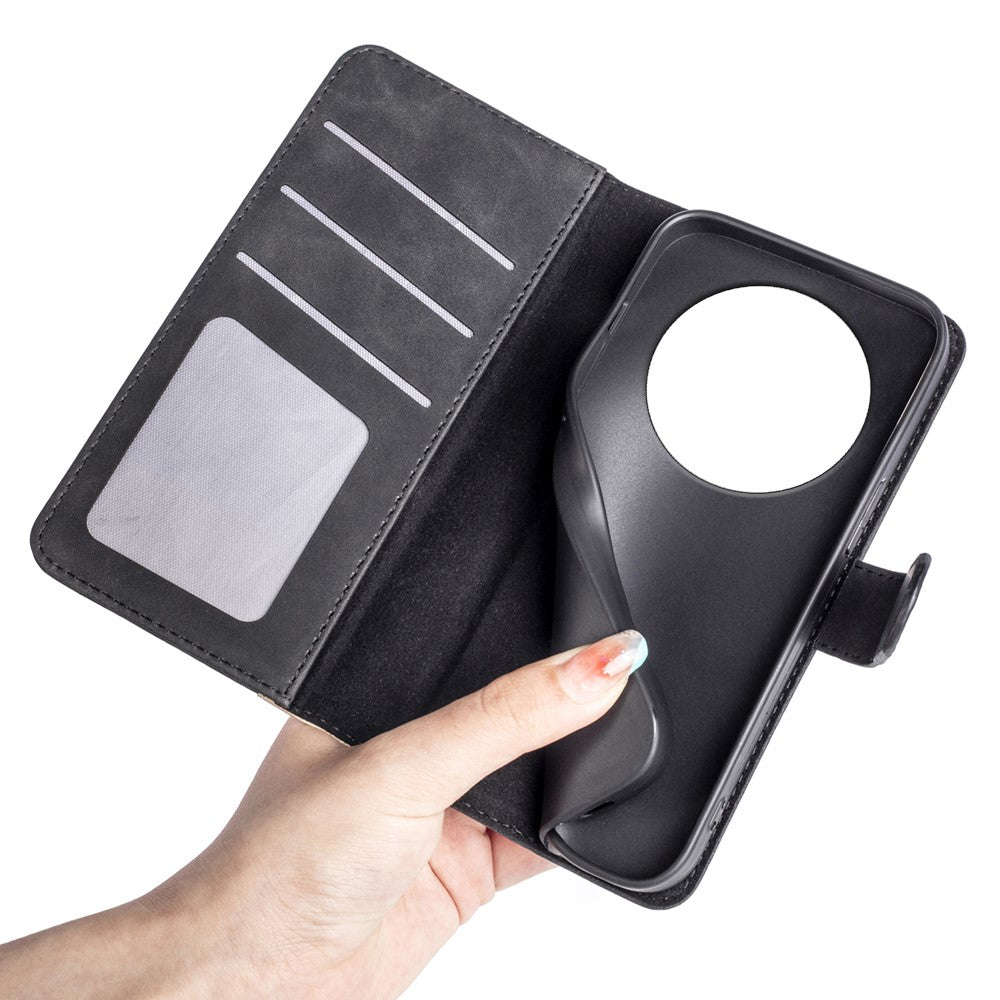 For Xiaomi Redmi A3 / Poco C61 4G Wallet Case PU Leather Color Splicing Shockproof Phone Cover