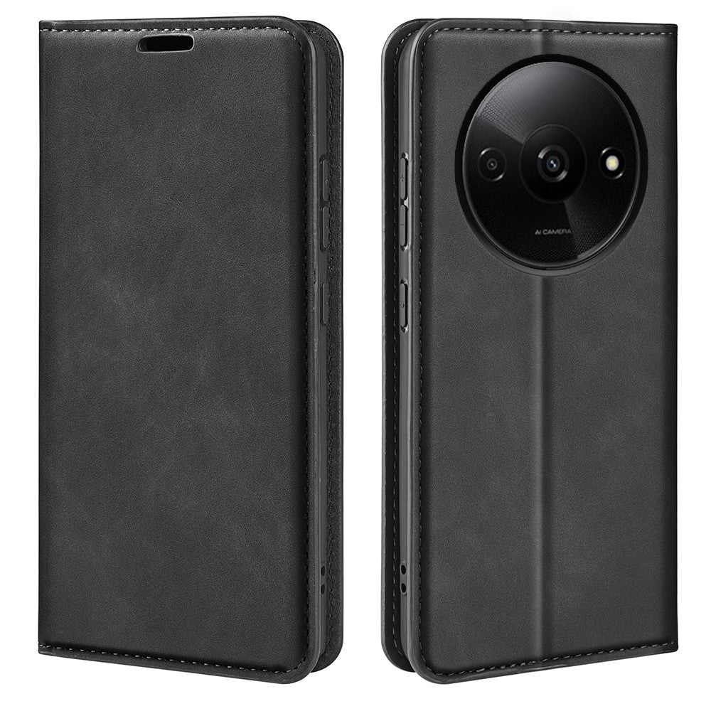 For Xiaomi Redmi A3 / Poco C61 4G Phone Case Skin-Touch PU Leather Protective Cover