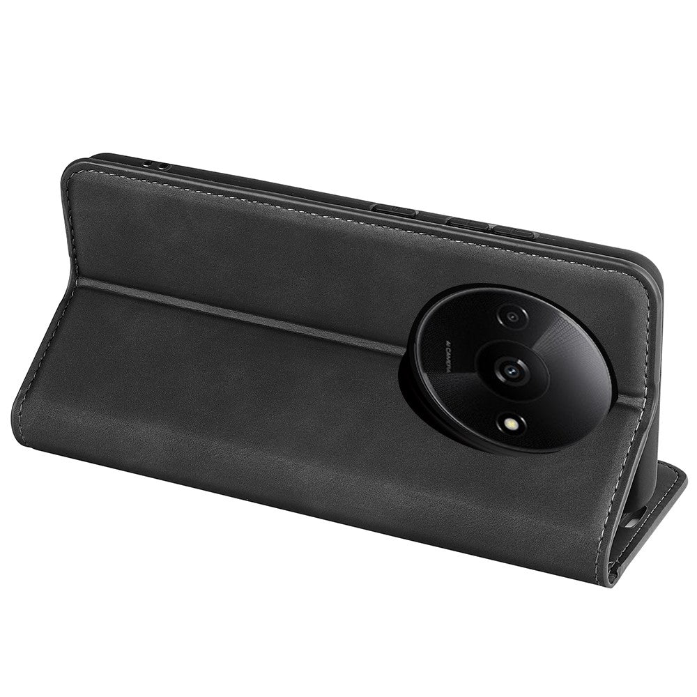 For Xiaomi Redmi A3 / Poco C61 4G Phone Case Skin-Touch PU Leather Protective Cover