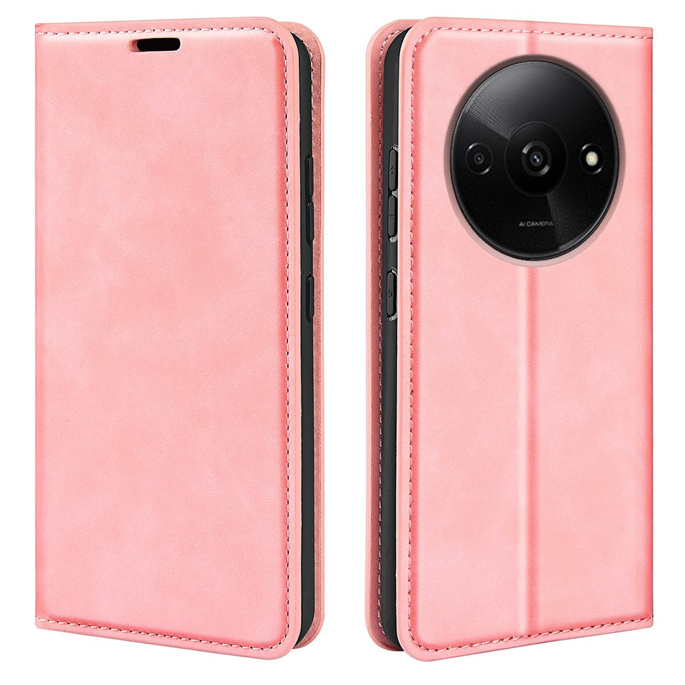For Xiaomi Redmi A3 / Poco C61 4G Phone Case Skin-Touch PU Leather Protective Cover