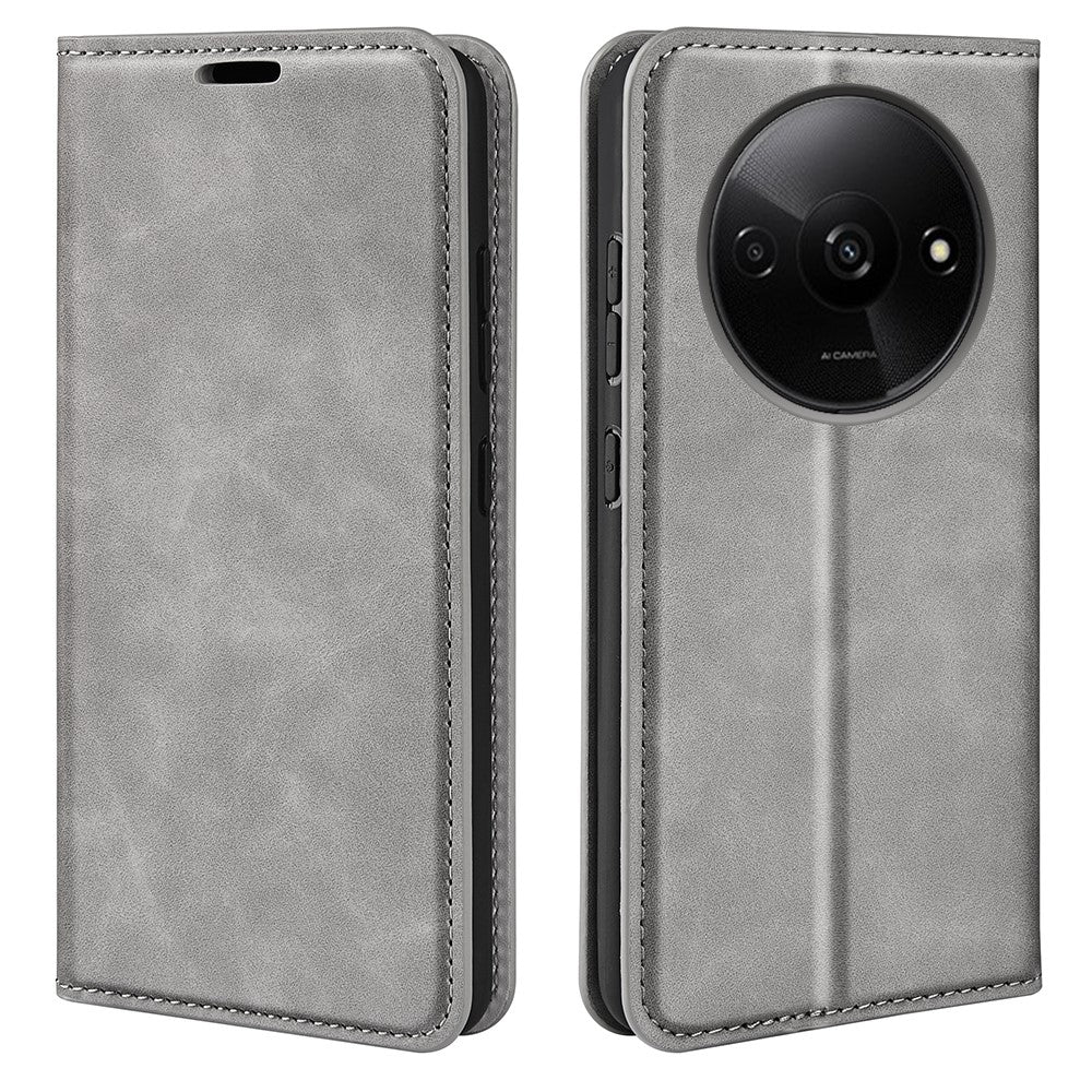For Xiaomi Redmi A3 / Poco C61 4G Phone Case Skin-Touch PU Leather Protective Cover