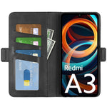 For Xiaomi Redmi A3 / Poco C61 4G Case Dual Magnetic Clasp Leather Cell Phone Cover