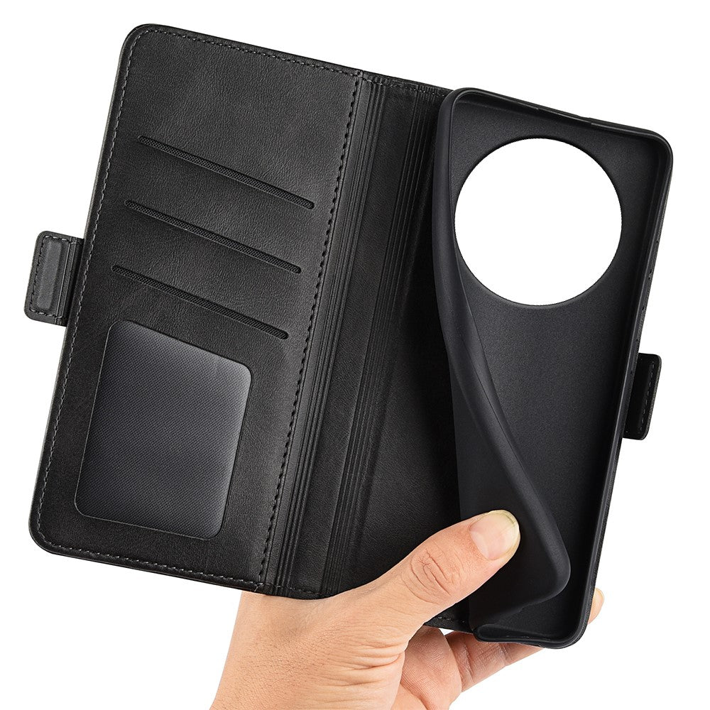 For Xiaomi Redmi A3 / Poco C61 4G Case Dual Magnetic Clasp Leather Cell Phone Cover