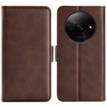 For Xiaomi Redmi A3 / Poco C61 4G Case Dual Magnetic Clasp Leather Cell Phone Cover