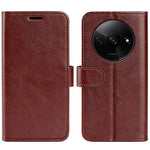 For Xiaomi Redmi A3 4G / Poco C61 4G Case Leather Crazy Horse Texture Wallet Folio Phone Cover