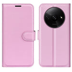 For Xiaomi Redmi A3 4G / Poco C61 4G Case Litchi Texture PU Leather Folding Stand Phone Cover