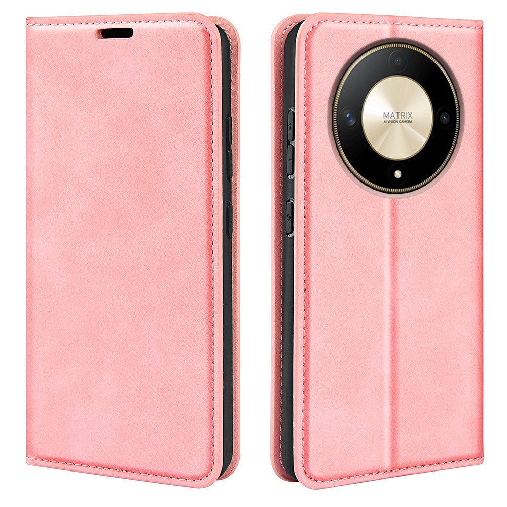 For Honor X50 5G / X9b 5G / Magic6 Lite 5G Case Skin-touch PU Leather Full Body Protective Phone Cover
