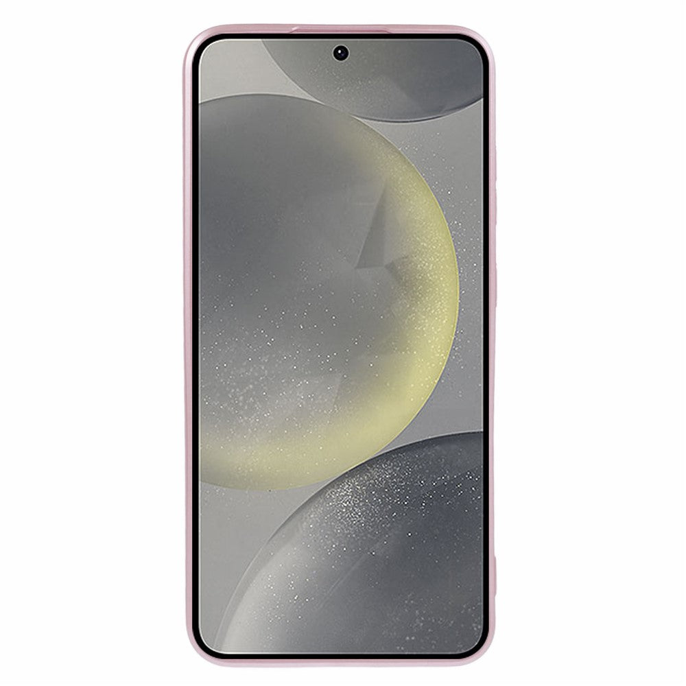 Samsung Galaxy S24+ skal med linsfilm magnetiskt skal gummerat TPU-mobilskal