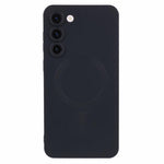 For Samsung Galaxy S22+ 5G Shockproof Case Magnetic Case Rubberized TPU Phone Cover with Lens Film
