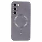 For Samsung Galaxy S22+ 5G Shockproof Case Magnetic Case Rubberized TPU Phone Cover with Lens Film