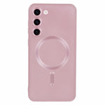 For Samsung Galaxy S22+ 5G Shockproof Case Magnetic Case Rubberized TPU Phone Cover with Lens Film